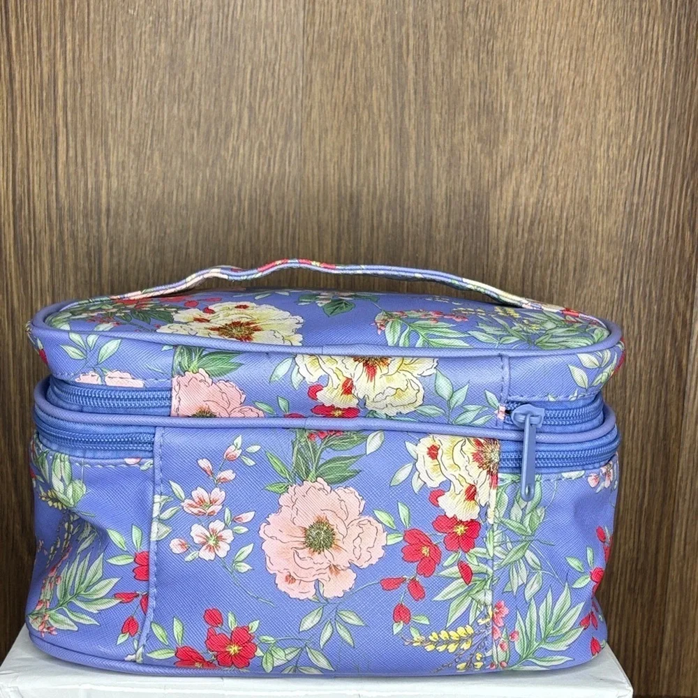 Yumi Kim Floral Cosmetic Bag Travel Makeup Case Zip Organizer Cute